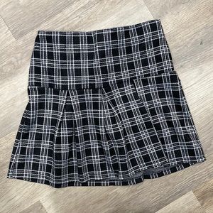Full tilt plaid mini skirt 90s goth